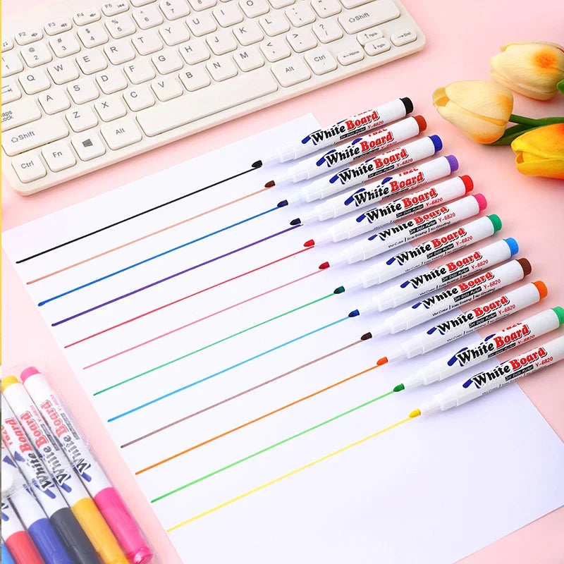 12Pcs Magical Water Painting Pens | Floating Ink Doodle Markers for Montessori Art