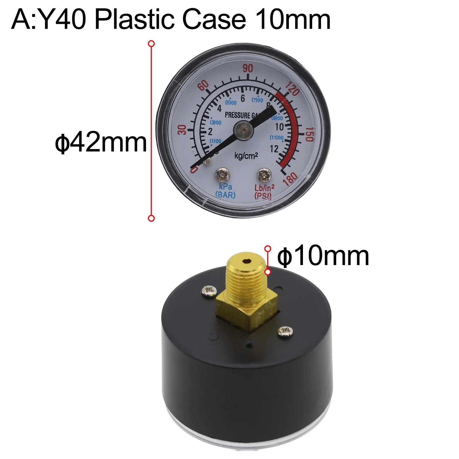 1pc Pressure Gauge for Air Compressor | Power Tool Replacement Accessory