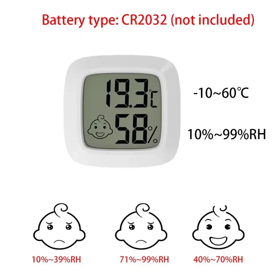 LCD Digital Thermometer Hygrometer | Indoor Room Temperature Humidity Monitor