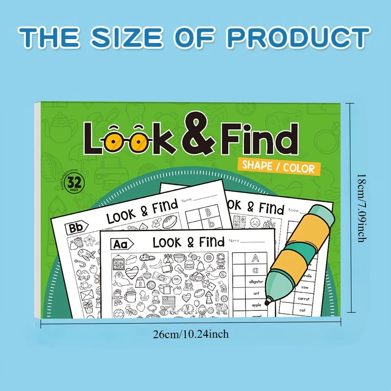Children's Coloring Books with Hidden Objects | Interactive Find-and-Color Activity Books