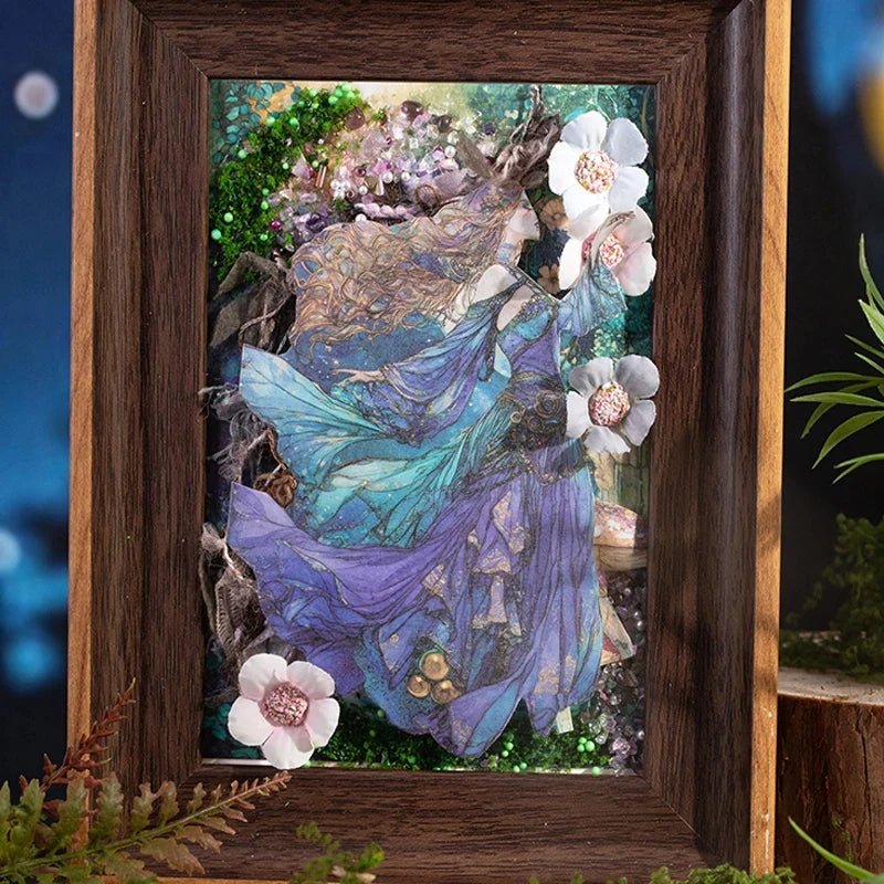 30pcs Vintage Fairytale Secret Series Stickers | Collage & DIY Craft Material Pack
