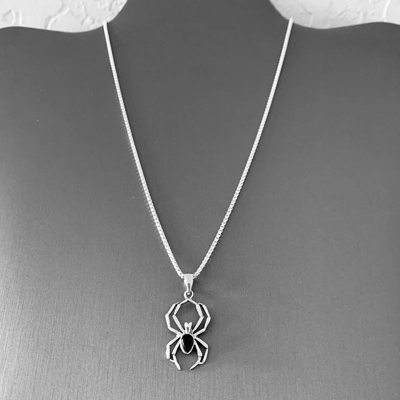 Huitan Cute Spider Animal Pendant Necklace | Y2K Trendy Jewelry for Women