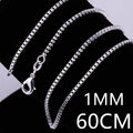 Andara 925 Sterling Silver Gold-Plated Box Chain Necklace | Fashion Basic Choker for Women