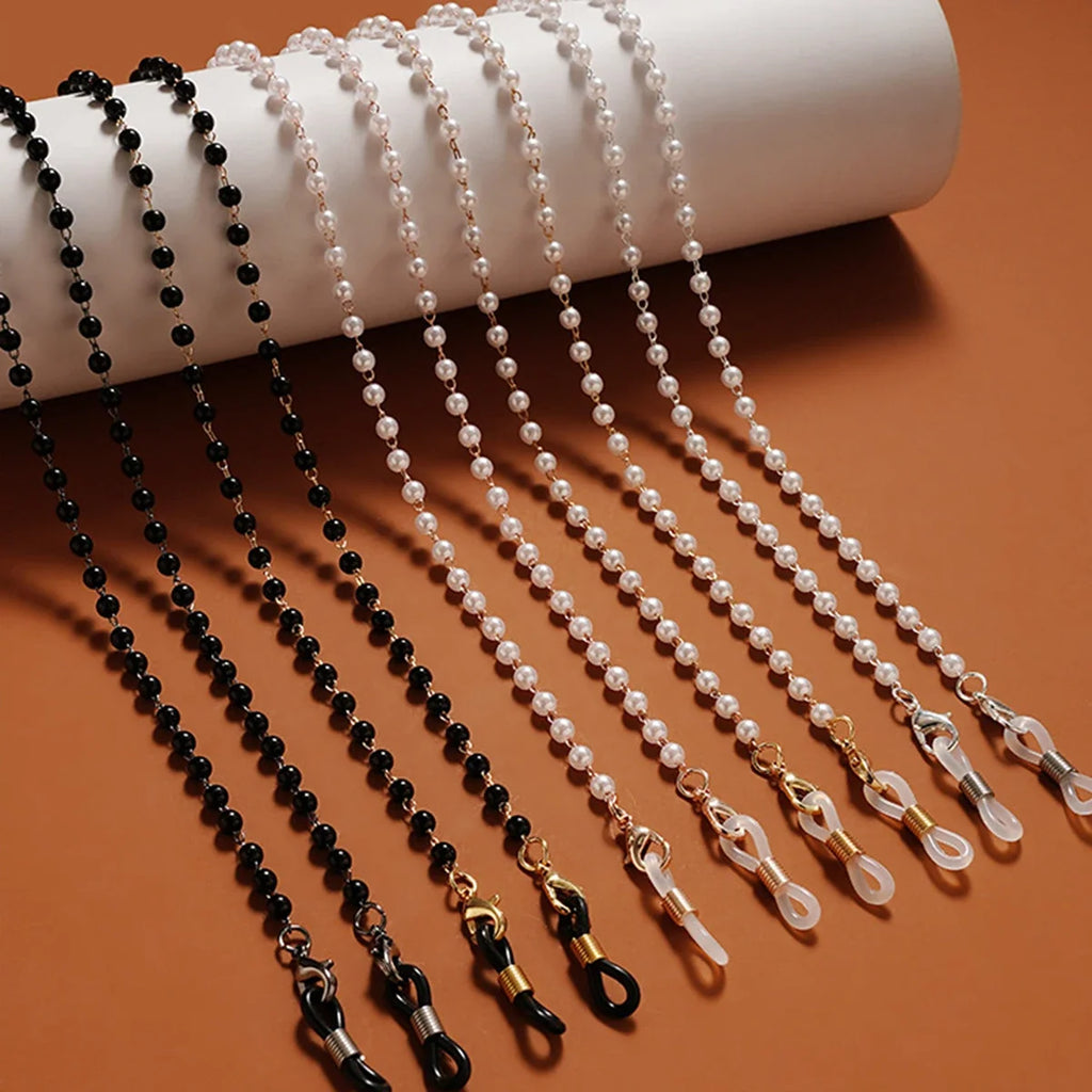 Imitation Pearl Beaded Glasses Chain | Fashion Eyeglasses Accessory for Women