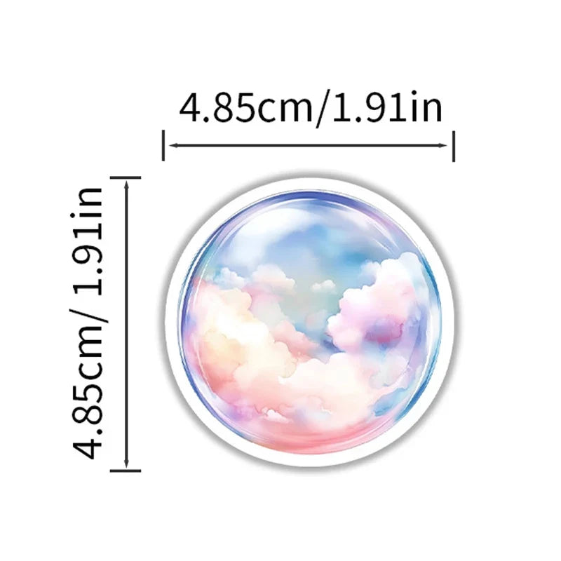50 Cute Pink Axolotl Stickers | Waterproof Vinyl Animal Decals for Laptop, Water Bottle, and Phone