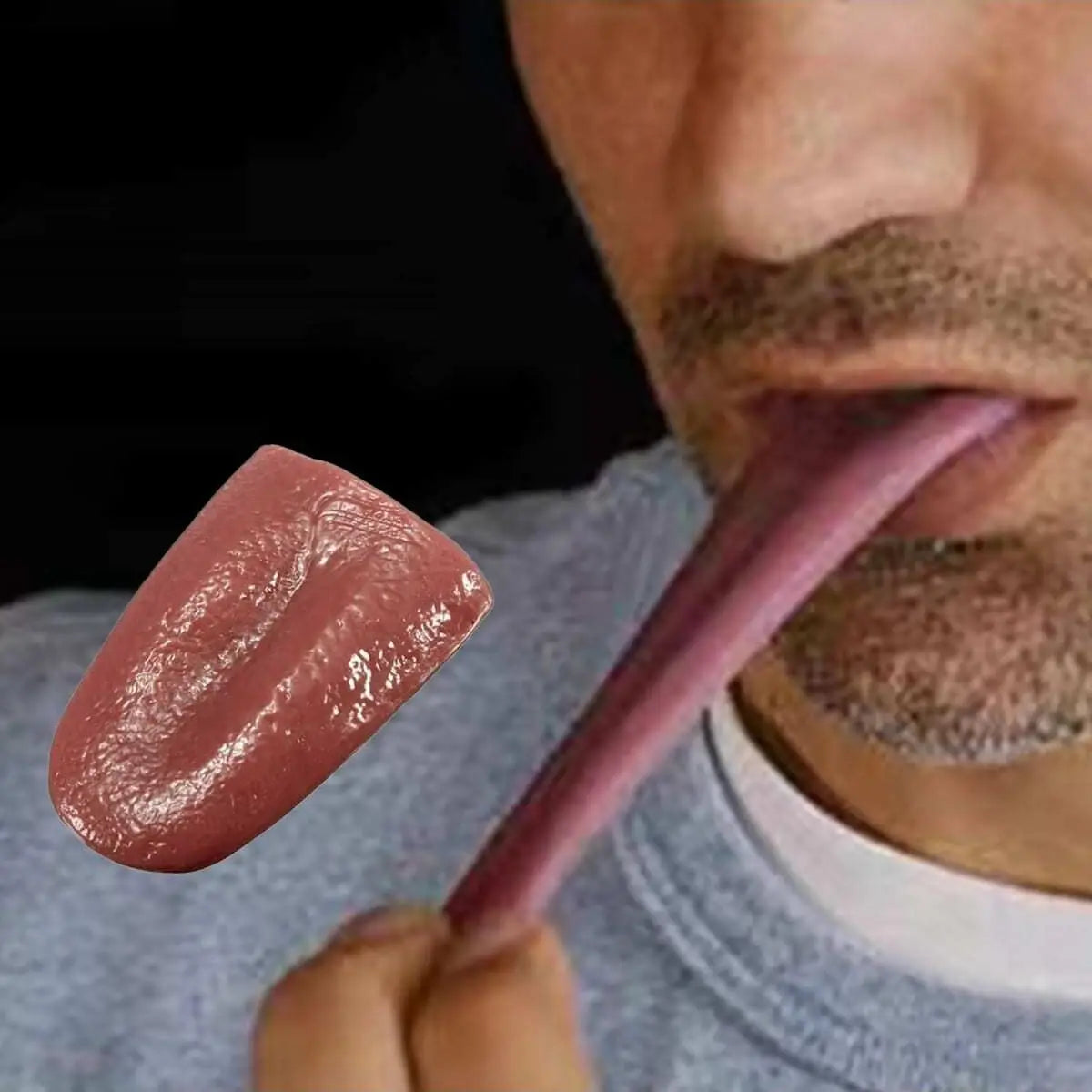 Realistic Prank Tongue | Silicone Halloween Gag Toy