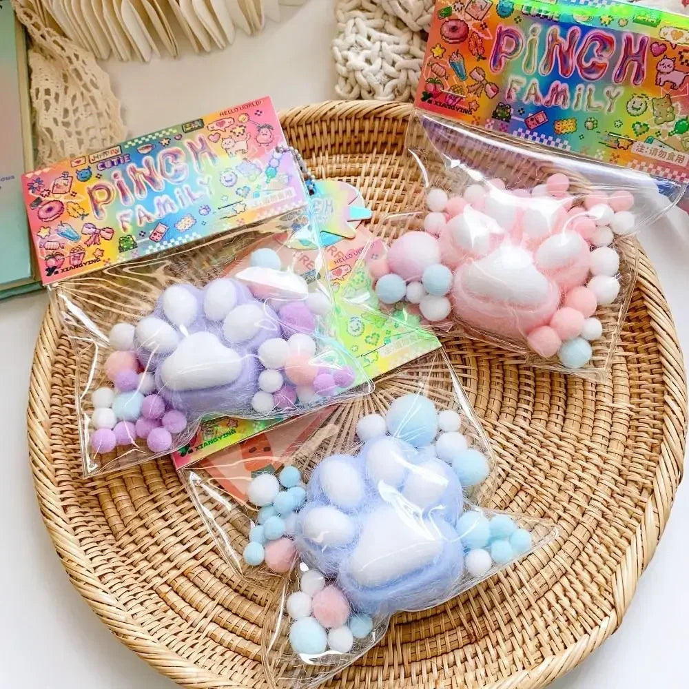Squeeze Cat Paw Toys | Cute Soft Stress Relief Squishy Toy