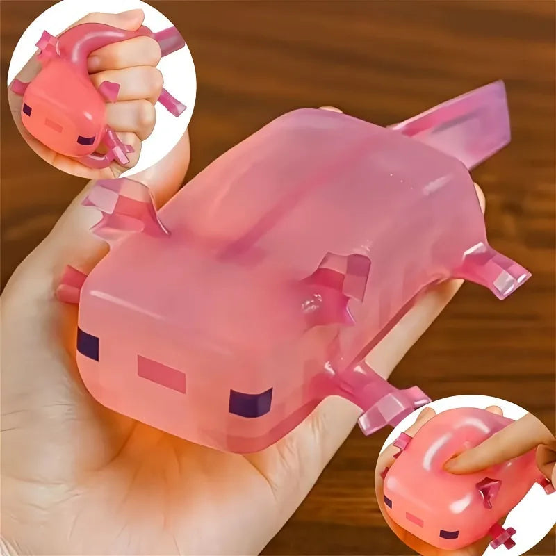 Cute Salamander Fidget Squishes | Slow Rising Squeeze Toy for Stress Relief