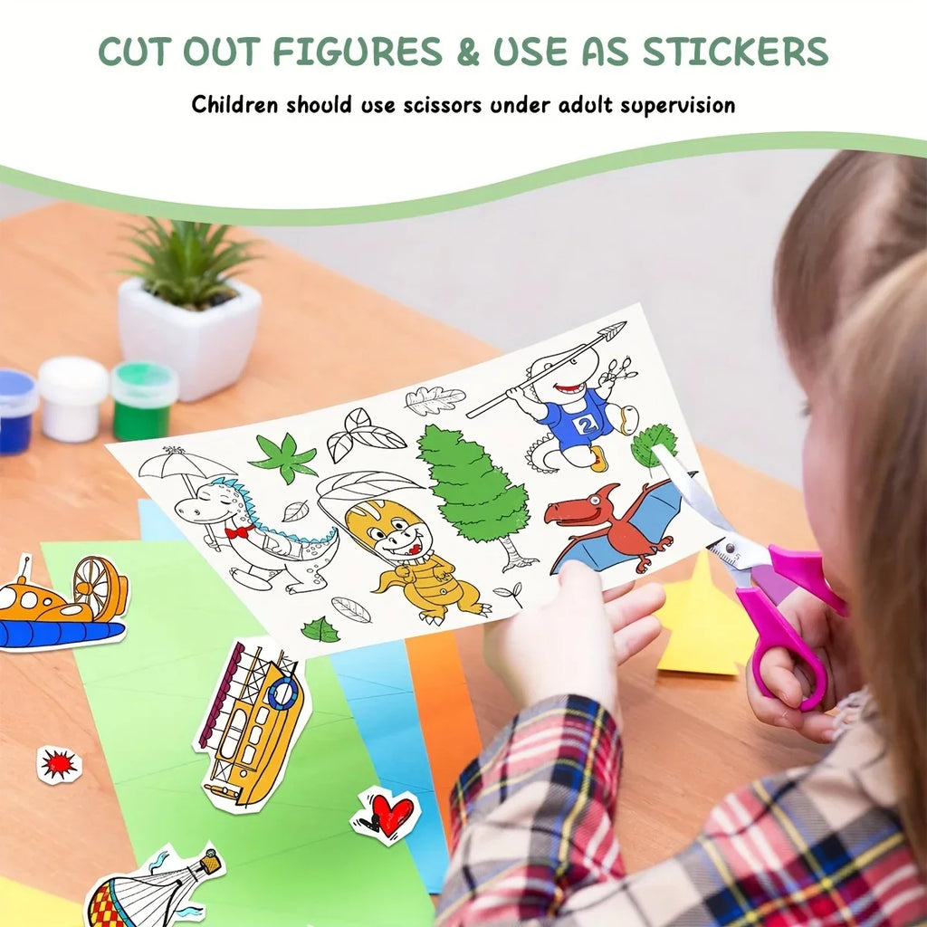 Children's Drawing Kit | 3m Long Doodle Paper Rolls for Creative Fun