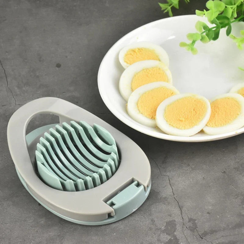 Stainless Steel Egg Slicer | Multipurpose Kitchen Cutter for Eggs and Fruit