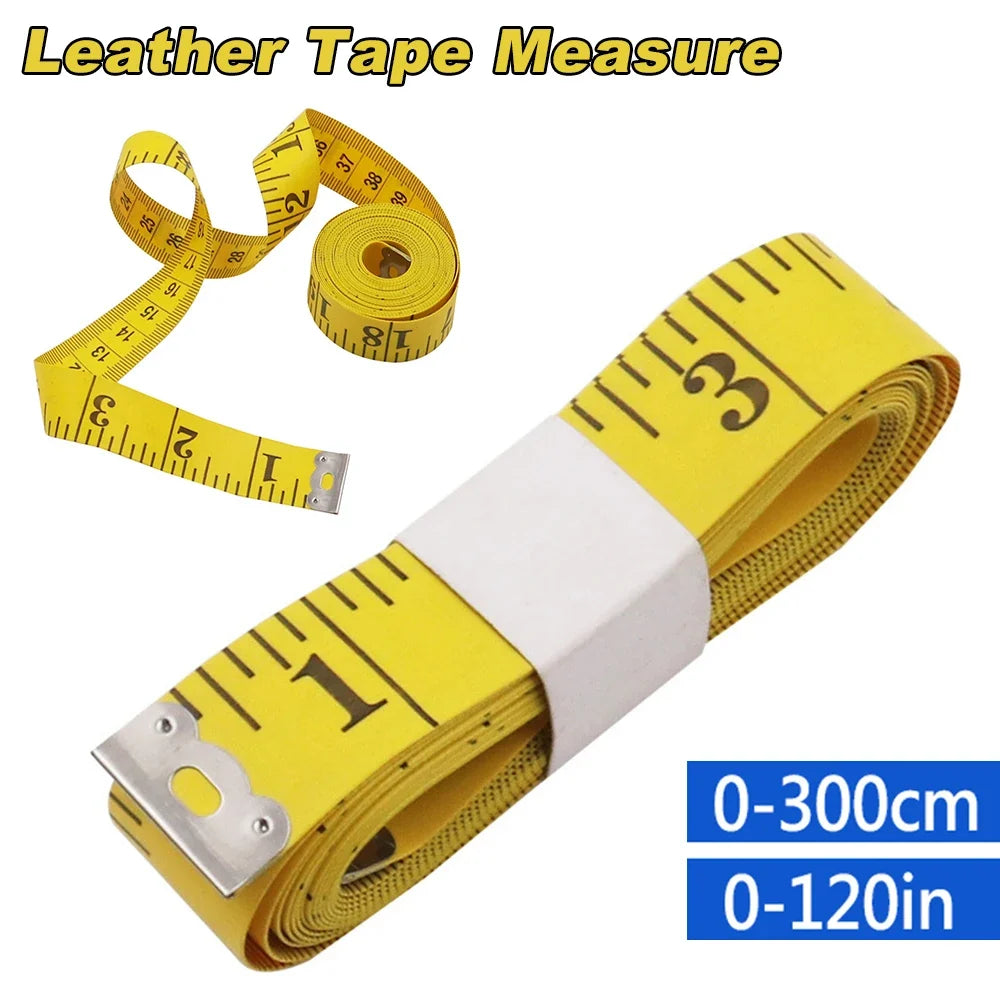 3m Tape Measure | PVC Fiber Soft Ruler for Tailoring and Height Measurement