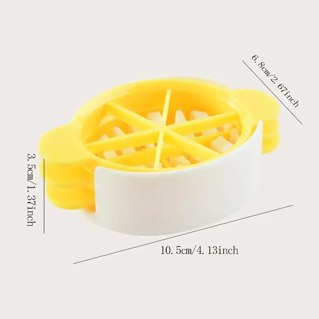 1pc Stainless Steel Egg Slicer | Handheld Multifunction Cutter for Eggs, Mushrooms, and Tomatoes