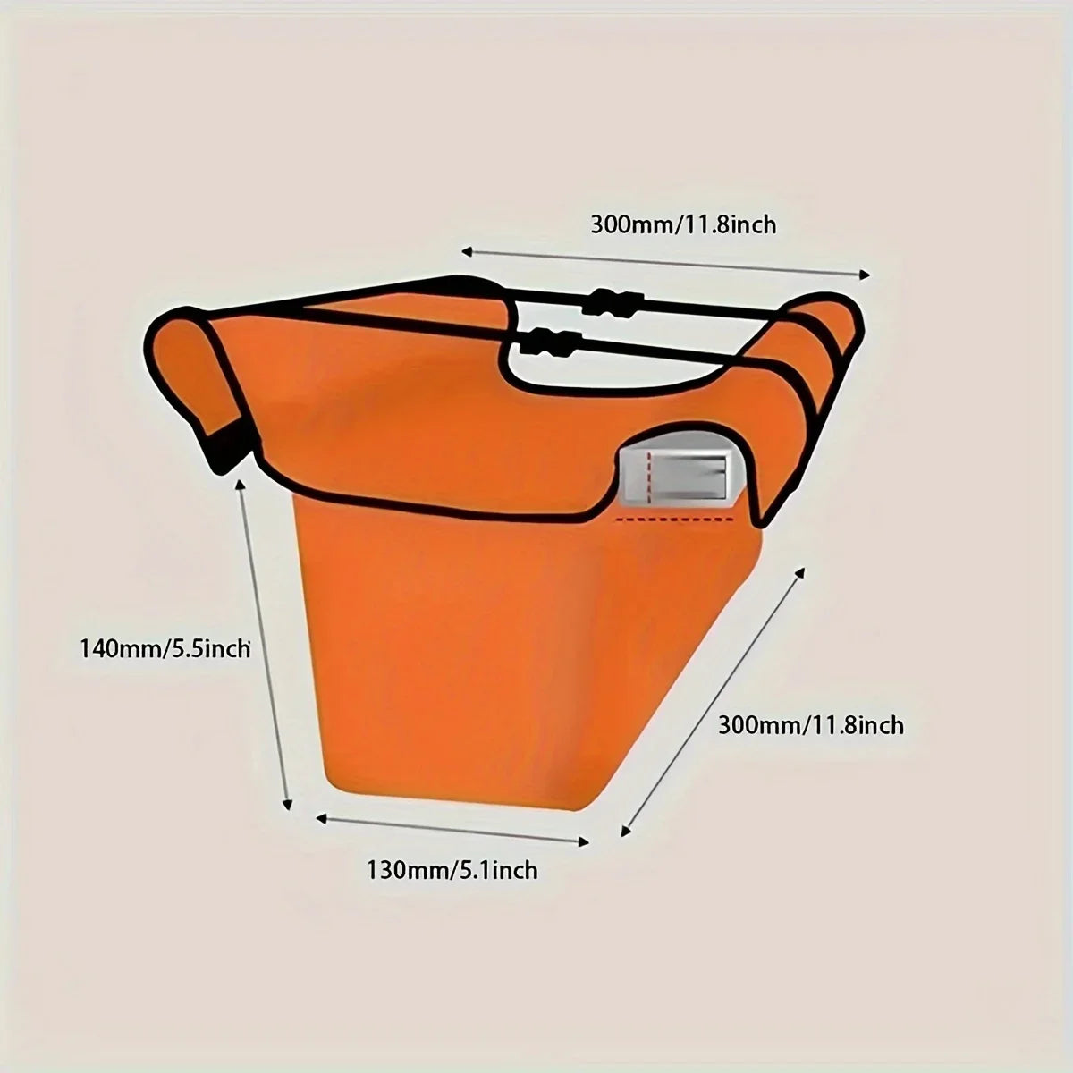 Ladder Multipurpose Tool Pouch | Telescoping Storage Organizer for Hanging