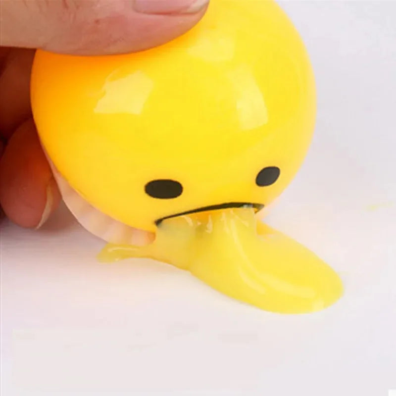 Squeeze Vomit Egg Yolk Toy | Novelty Stress Relief Gag Gift