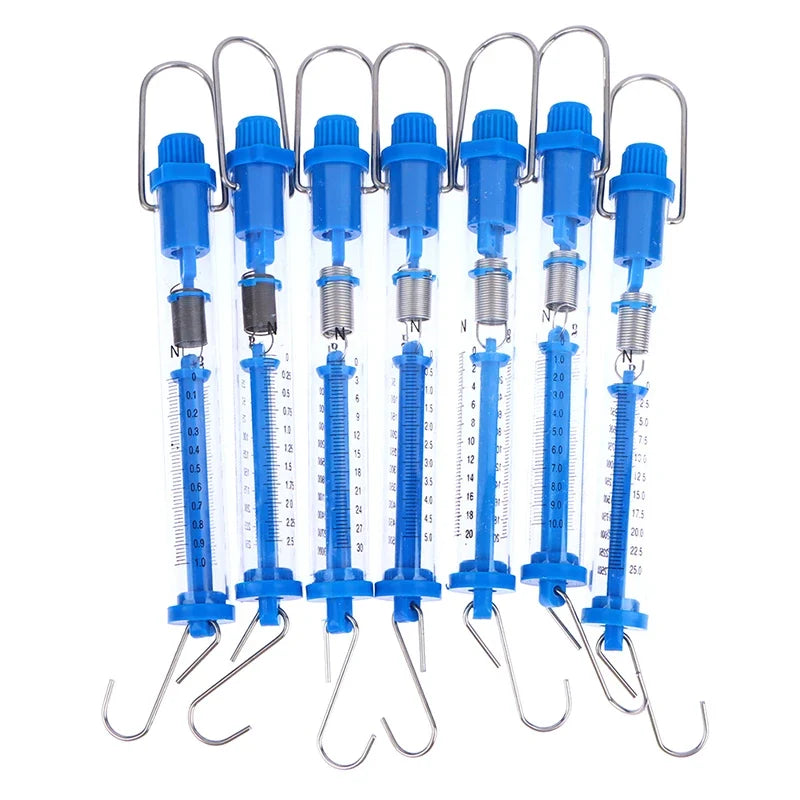 Tubular Spring Scale Dynamometer | Plastic Newton Meter for Classroom Science Labs