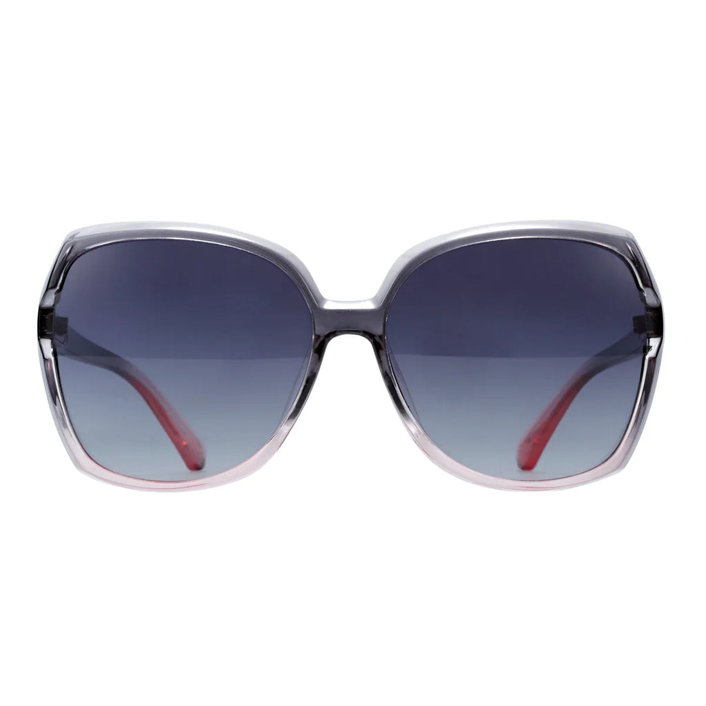 BARCUR Oversized Square Polarized Sunglasses for Women – Fashion Gradient Lens Summer Eyewear with UV400 Protection – Lightweight PC Comfortable Frame Trendy Street Style Shades for Summer Shopping Beach & Travel