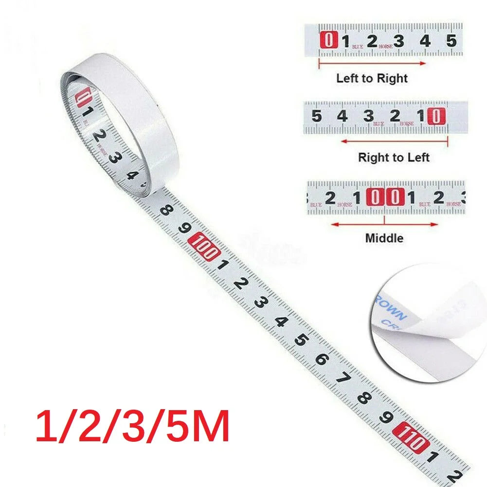 Self-Adhesive Tape Measure | Multipurpose Measuring Ruler for Woodworking and Sewing