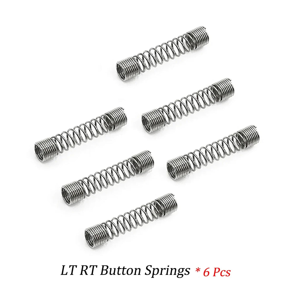 Trigger Button Springs Replacement Kit Xbox 360 | 2/6/10 Pack Silver Springs for LT RT Battery Connector