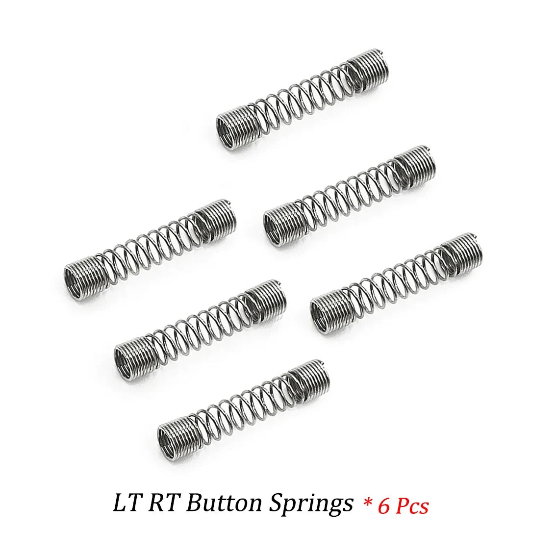 Trigger Button Springs Replacement Kit Xbox 360 | 2/6/10 Pack Silver Springs for LT RT Battery Connector