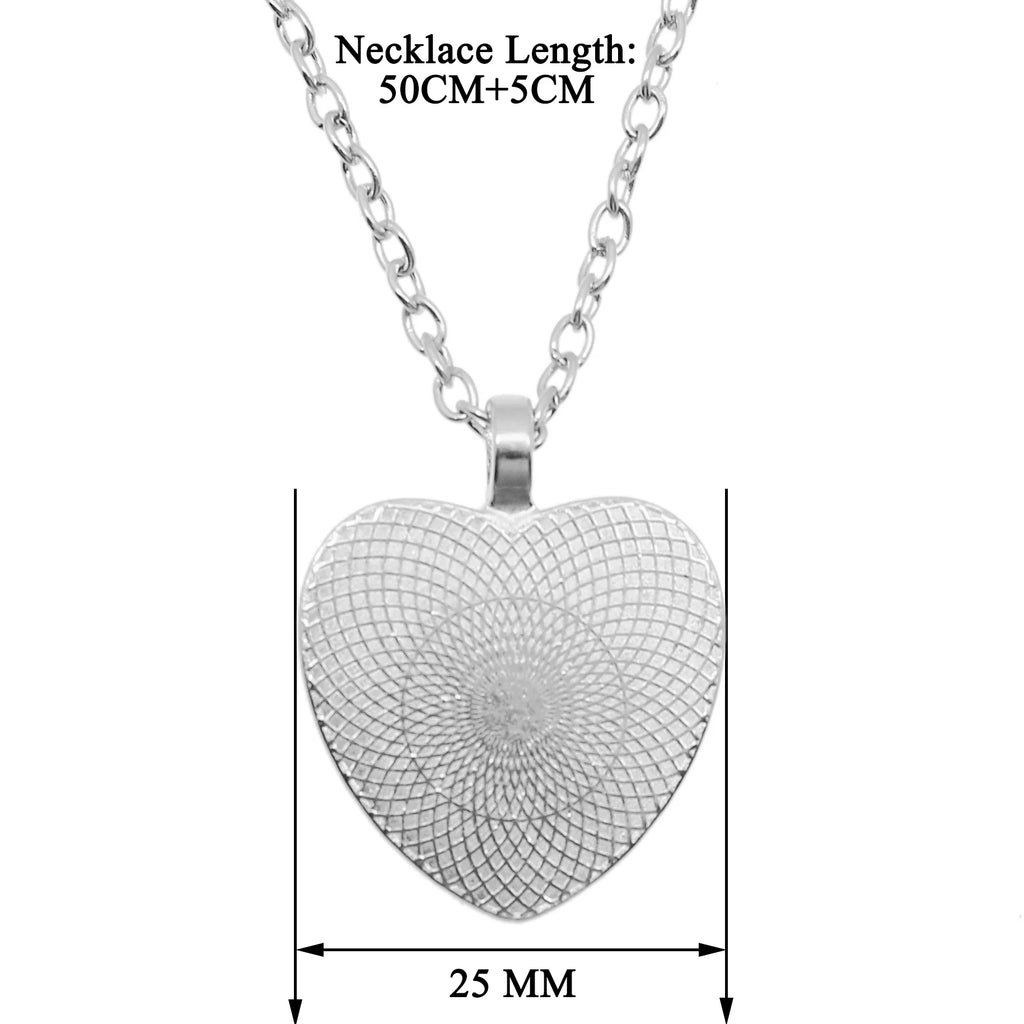 Rage Comic Heart Pendant Necklace | Funny Meme Derp Face Trollface Jewelry Gift