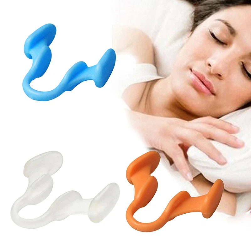 2Pcs Silicone Anti-Snoring Nasal Dilators | Comfortable Sleep Aid Nose Clips