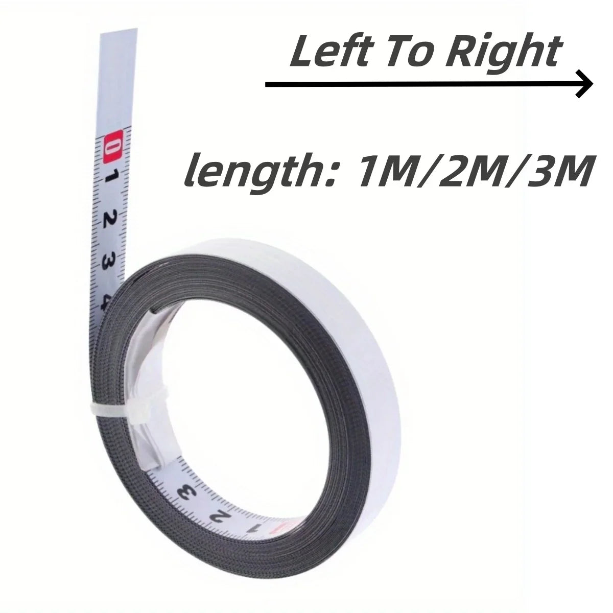 Steel Adhesive Tape Measure | Imperial and Metric Scale Ruler Sticker