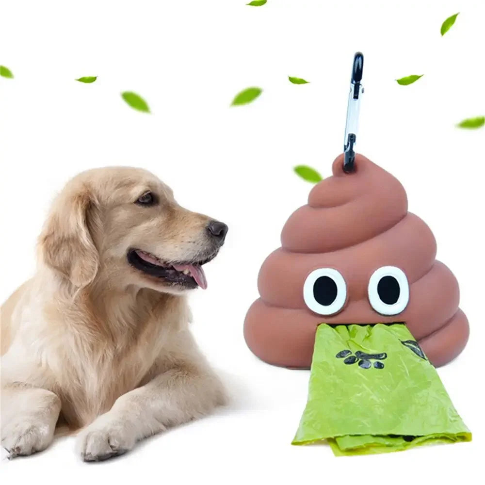 Pet Fecal Bag Dispenser | Portable Eco-Friendly Dog Waste Bag Holder with Clip