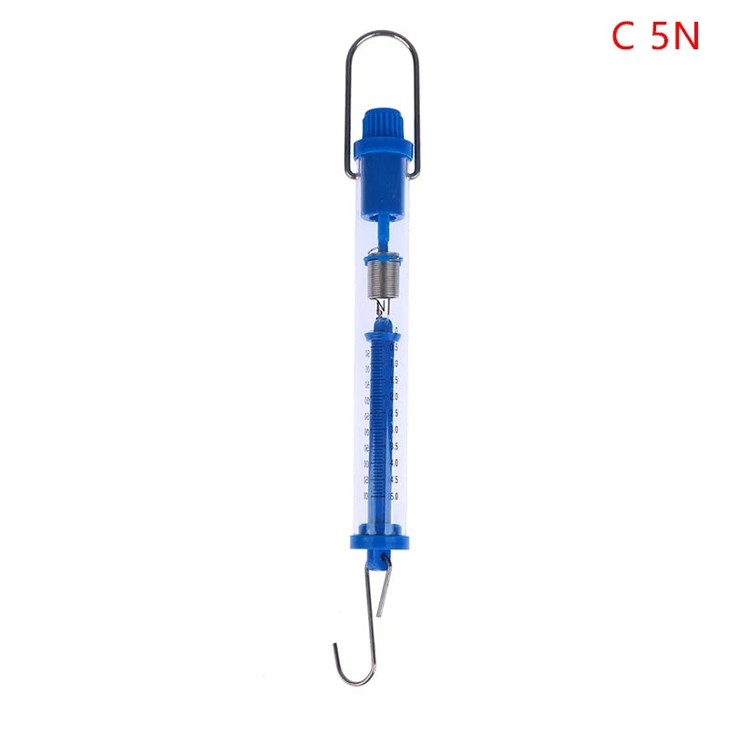 Tubular Spring Scale Dynamometer | Plastic Newton Meter for Classroom Science Labs