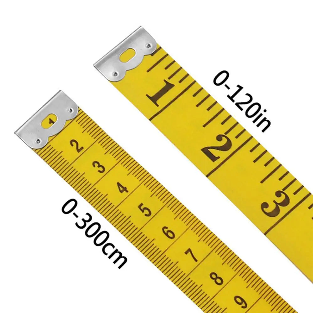 3m Tape Measure | PVC Fiber Soft Ruler for Tailoring and Height Measurement