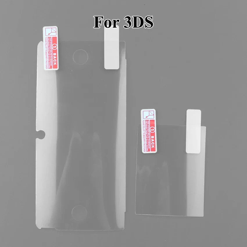 1PCS Top Bottom HD Clear Protective Film For NS NDSL for 2DS New 3DS XL LCD Screen Protector