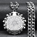 Seven Archangels Amulet Necklace | Stainless Steel Seal of Salomon Protection Talisman