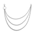 MAX-22 Punk Hip-Hop Metal Belt Chain | 2/3 Layer Long Waist Chain for Jeans