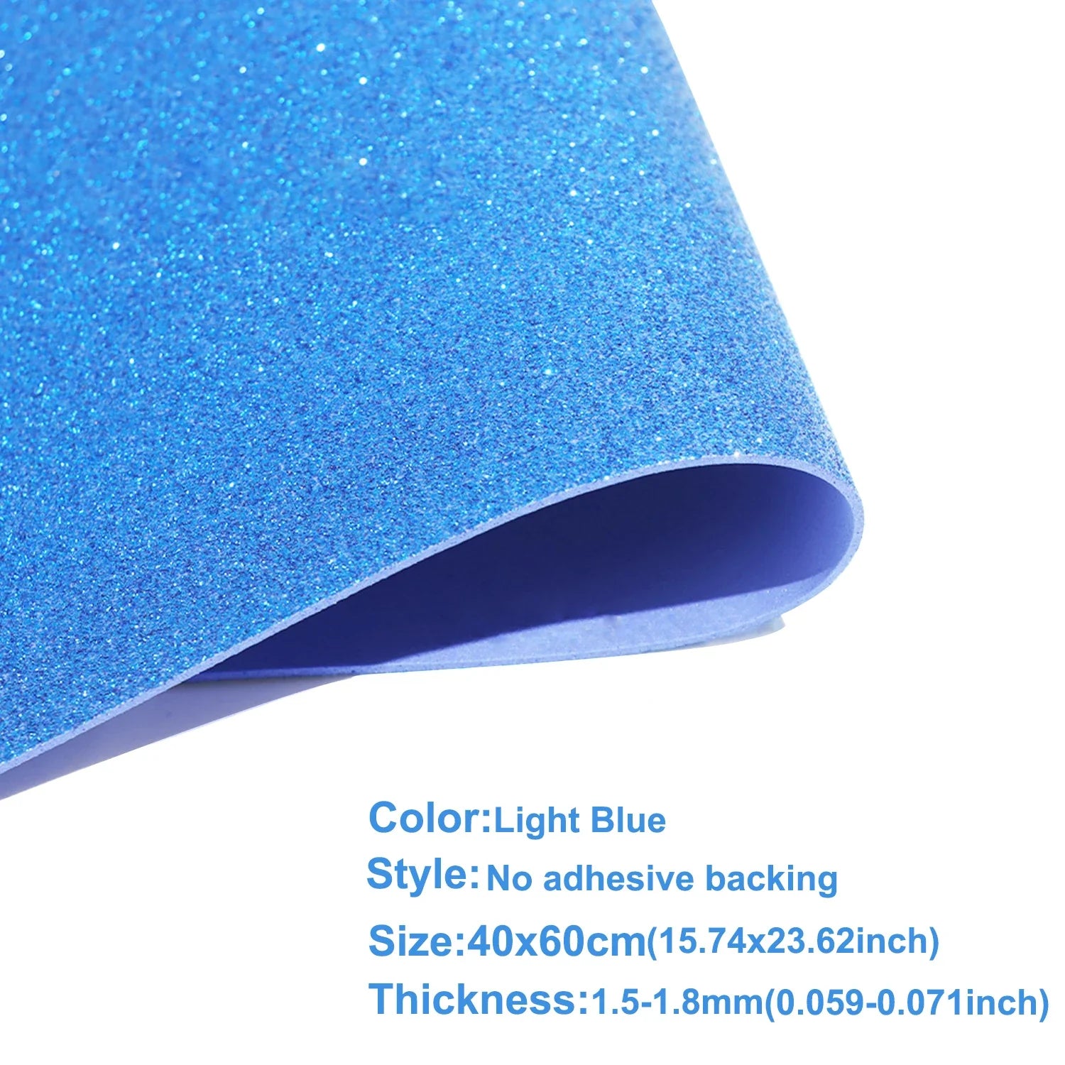 Glitter Foam Paper Sheets for DIY Crafts | Sparkle EVA Craft Foam 40x60cm