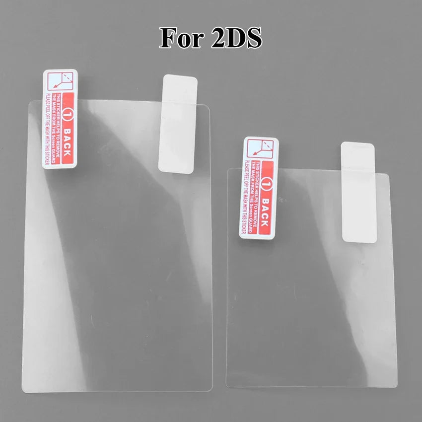 1PCS Top Bottom HD Clear Protective Film For NS NDSL for 2DS New 3DS XL LCD Screen Protector