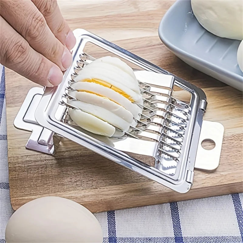 Stainless Steel Egg Slicer | Multi-Functional Kitchen Tool