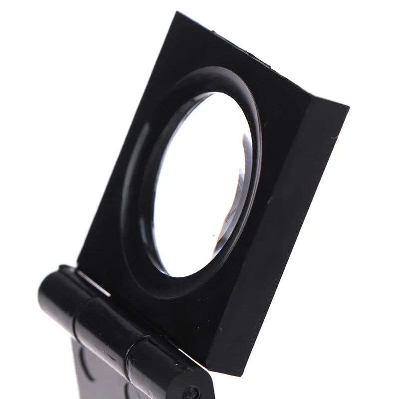 10X 28mm Folding Magnifier Stand Loupe with Scale | Textile & Jewelry Inspection Tool