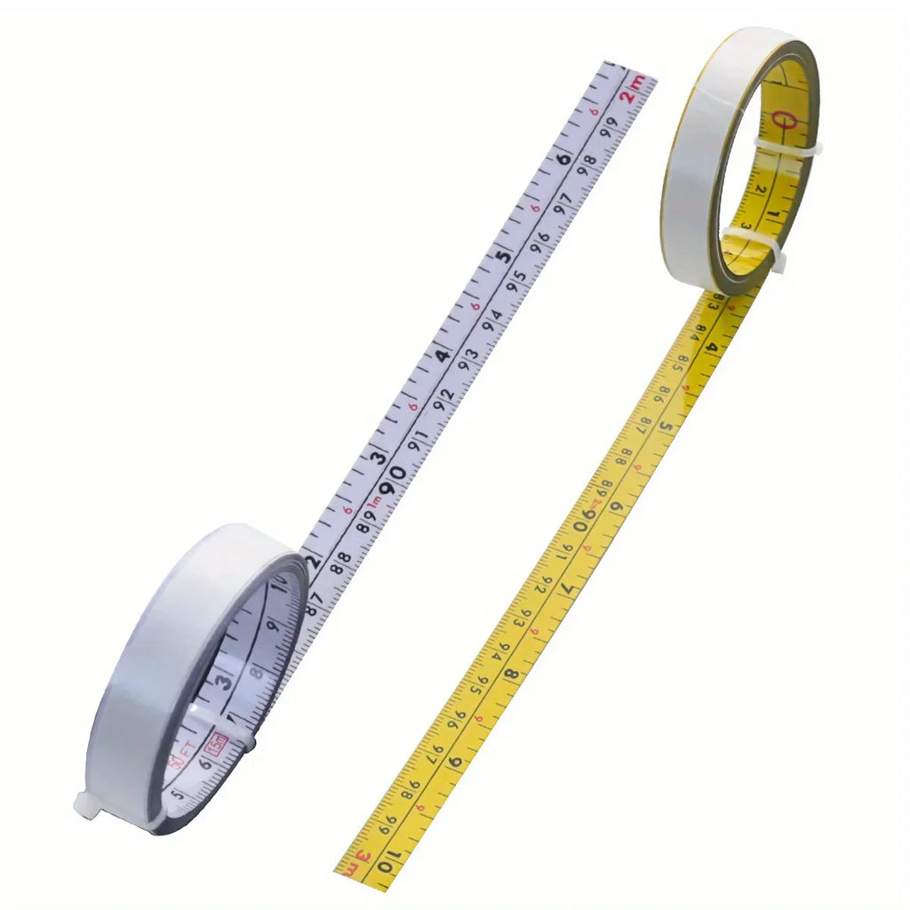 Steel Adhesive Tape Measure | Imperial and Metric Scale Ruler Sticker