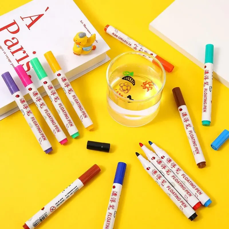 Magical Water Floating Pens | Suspension Drawing Markers for Kids