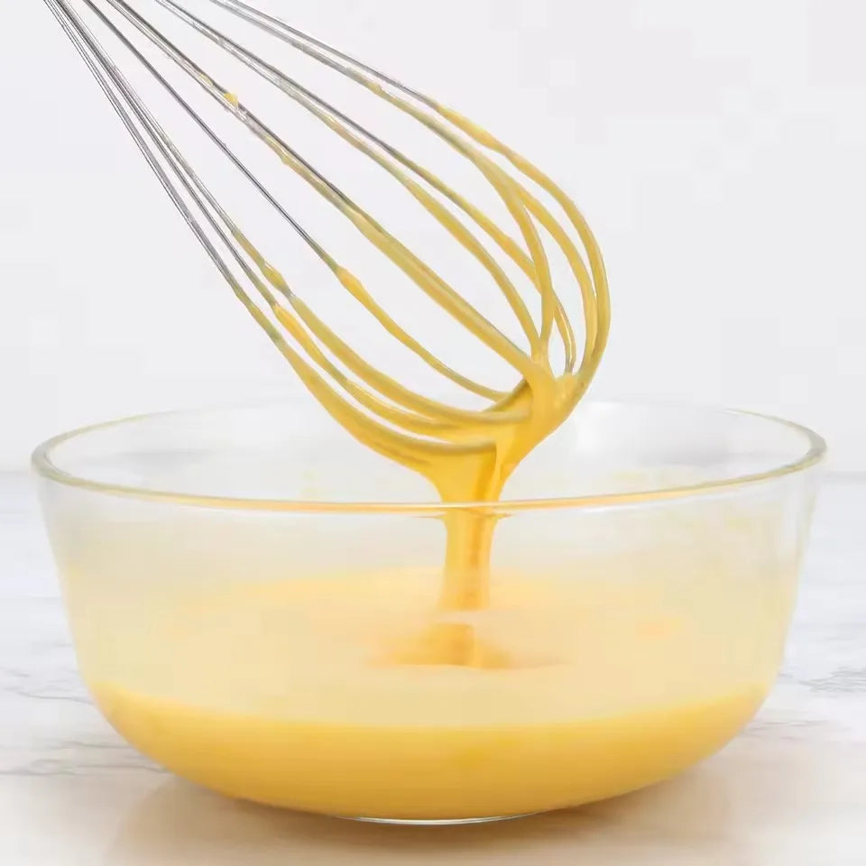 Manual Rotary Egg Beater | Stainless Steel Hand Whisk for Kitchen Baking