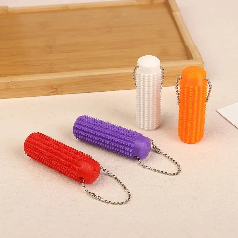 Little Ouchies Pocket-Sized Mini Spiky Grippie Stress Relief Keychain Fidget Toy | Anxiety Relief Anti-Anxiety Novelty
