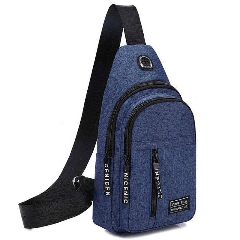 Men Shoulder Chest Bag | Travel Crossbody Sling Pack