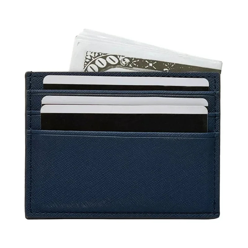 Large Capacity Multi-slot Bank Credit Card Gift Card Case ID Bag for Men Women Candy Color PU Leather Ultra-thin Card Holder