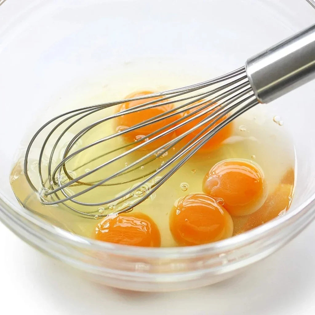 Egg Whisk Manual Egg Beater | Stainless Steel Kitchen Baking Utensil