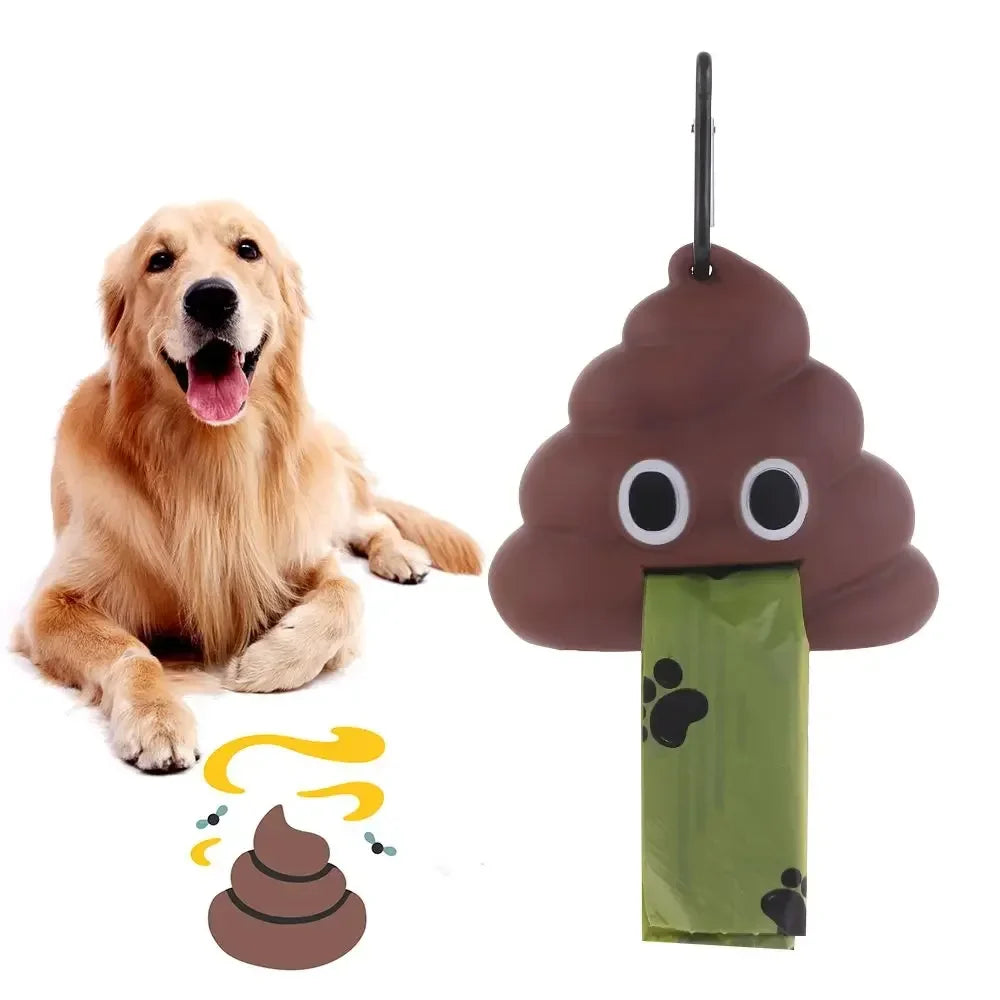 Pet Fecal Bag Dispenser | Portable Eco-Friendly Dog Waste Bag Holder with Clip