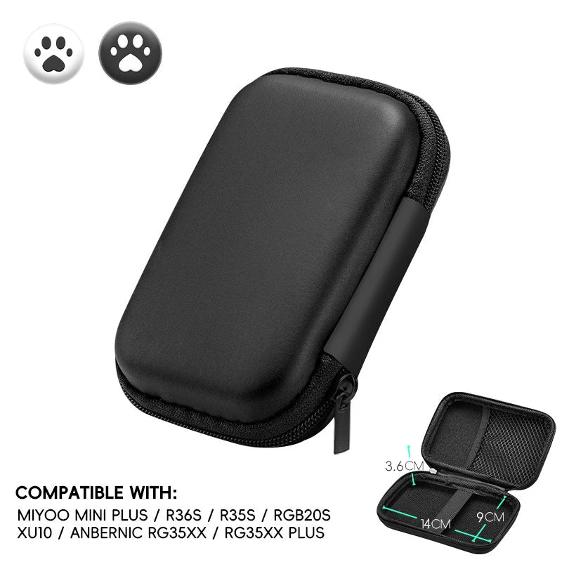 Data Frog Portable Handheld Console Carrying Case | Retro Gaming Travel Bag