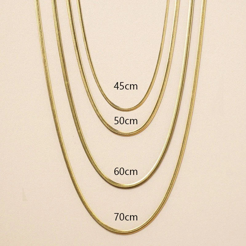 Blade Chain Necklace | Unisex Punk Stainless Steel Jewelry