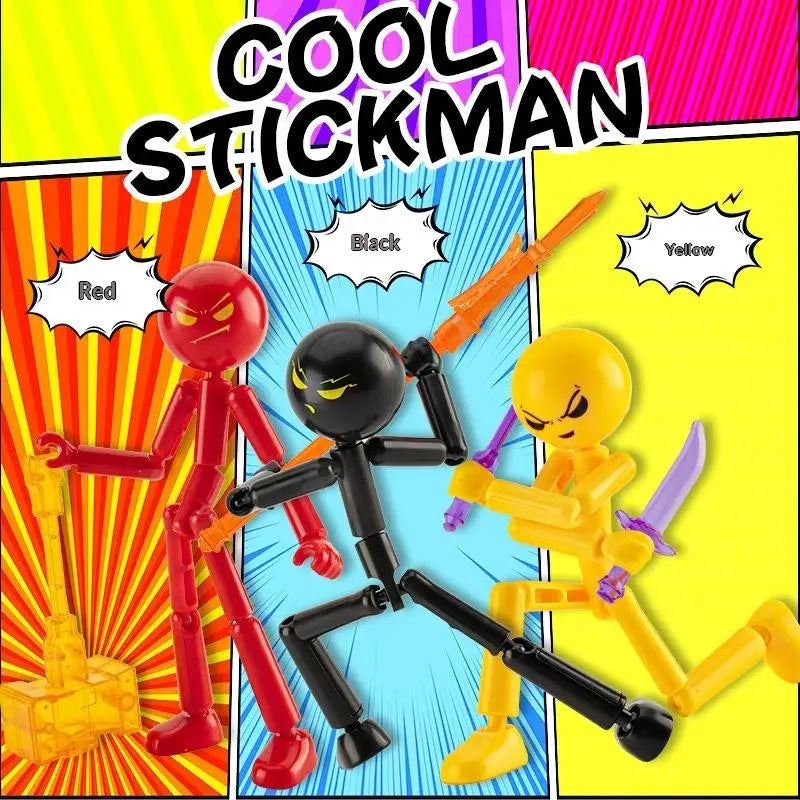 Movable Stickman Action Figure | DIY 3D Printed Robot Toy