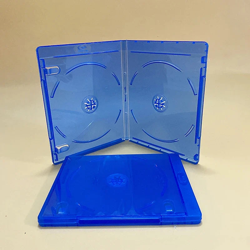 Blue PS5 Game Disc Storage Case | Protective DVD Holder Box