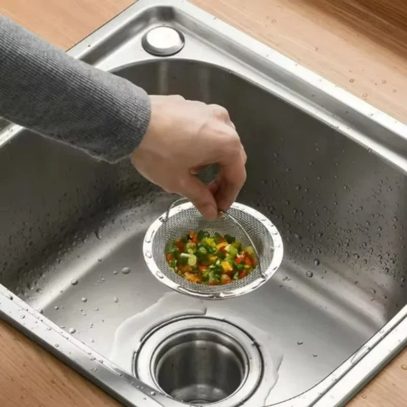 1Pc Stainless Steel Kitchen Sink Filter | Food Residue and Hair Catcher for Drains