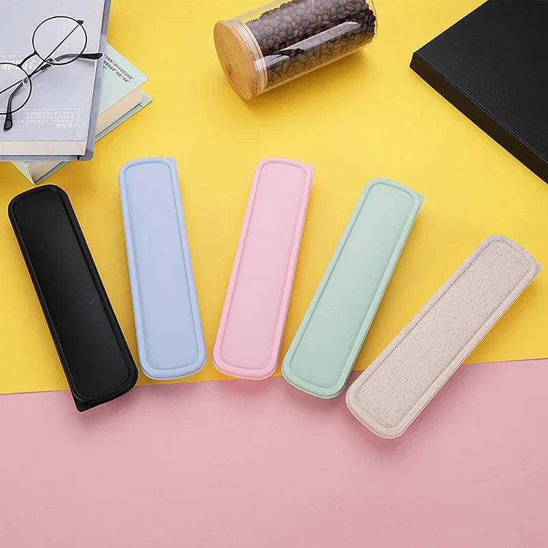 Portable Tableware Storage Box | Multicolor Cutlery Case for Travel and Home